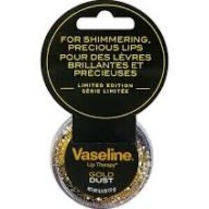 Lot of 2 Limited Edition Vaseline Gold Dust Lip Shimmering 0.6 oz DISCONTINUED